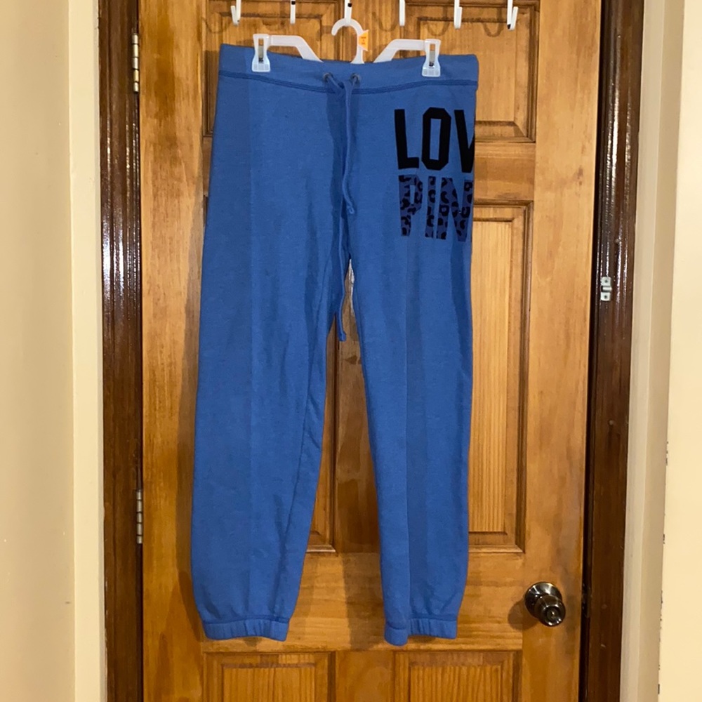 PINK Victoria’s Secret Blue Lounge Pants, Joggers